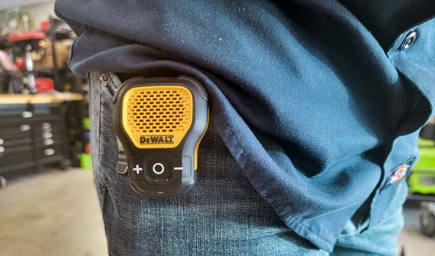 DeWalt Wearable Bluetooth Speaker